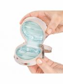 JuJuBe (США) Контейнер для пустышек, футляр, круглая сумочка Paci Pod Beach Goers